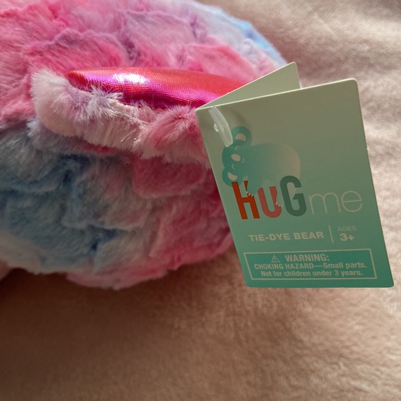 NWT Tie Dye Cotton Candy Stuffed Animal Plush Teddy Bear Walgreens brand - Picture 3 of 10